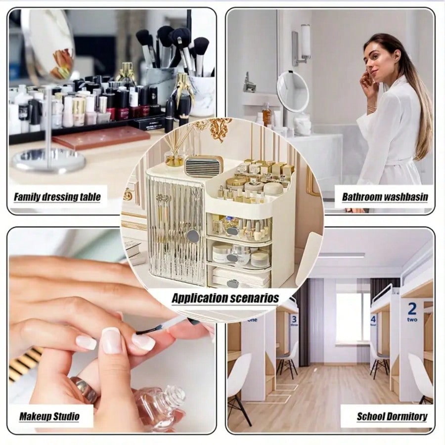 Large Capacity Vanity Makeup O - Skincare B Erl review and price