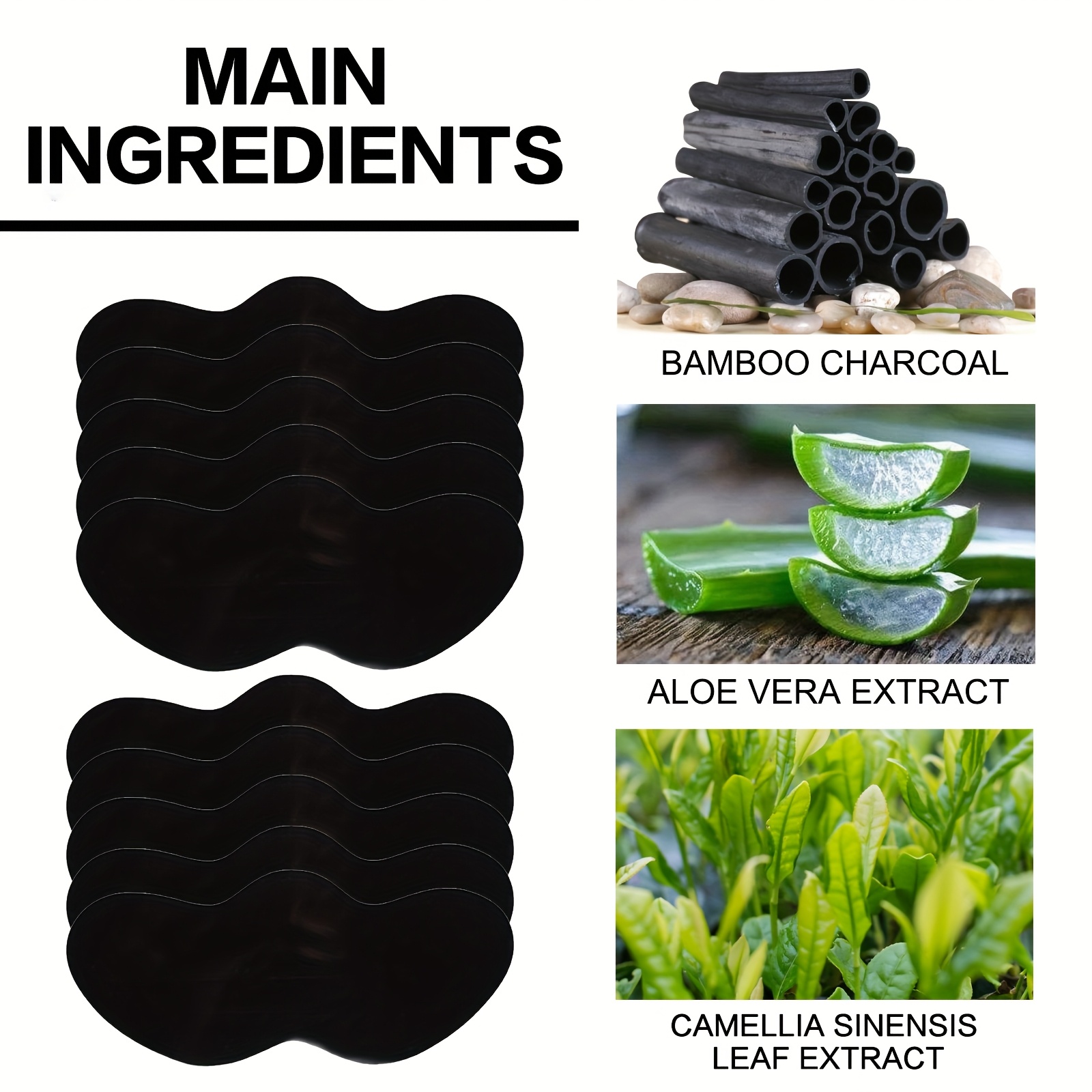 10/20/50/100Pcs Nose Pore Blac - Skincare Finally Found You review and price