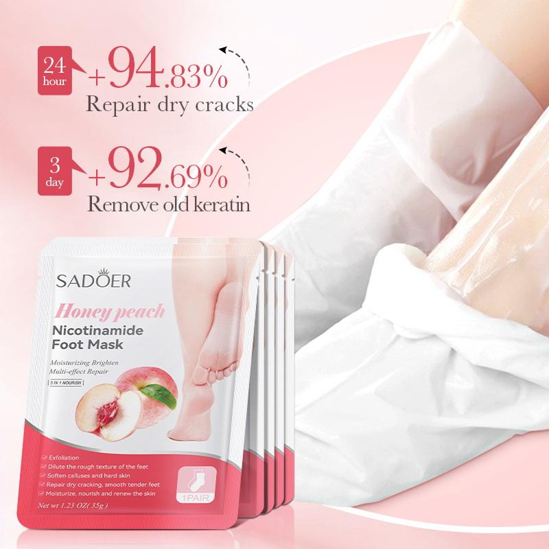 1 Pairs SADOER Fruits Foot Mas - Skincare Finally Found You review and price