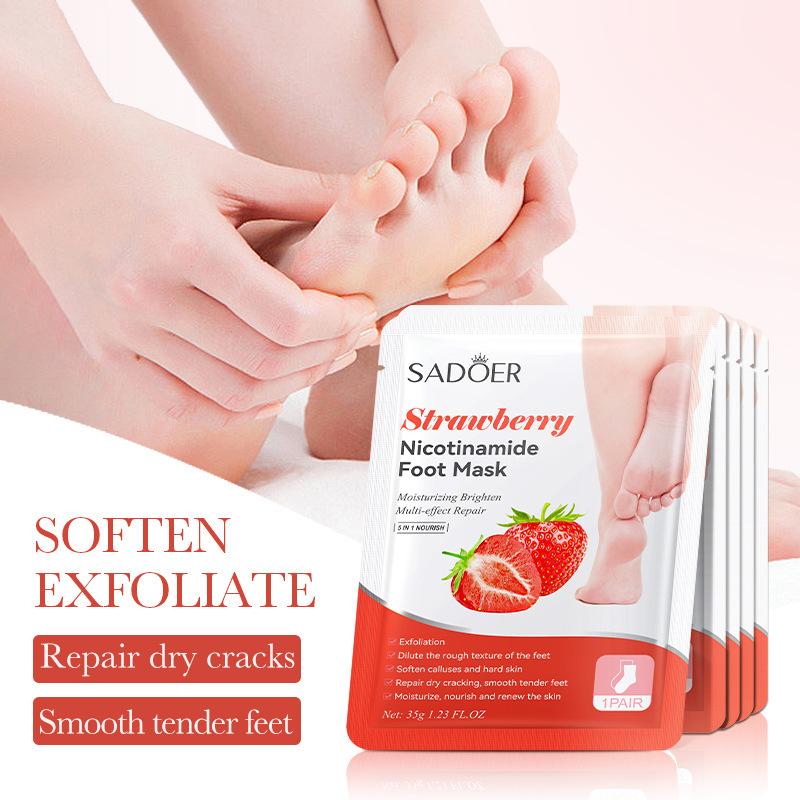 1 Pairs SADOER Fruits Foot Mas - Skincare Finally Found You review and price