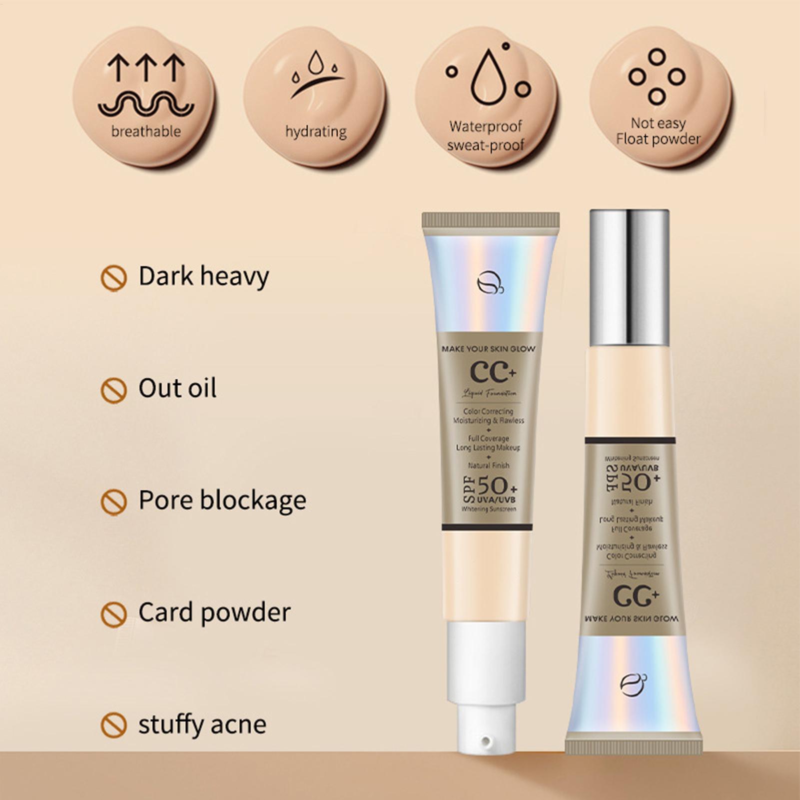 CC Cream Foundation SPF 50 Sun - Spf 50 Sunscreen review and price